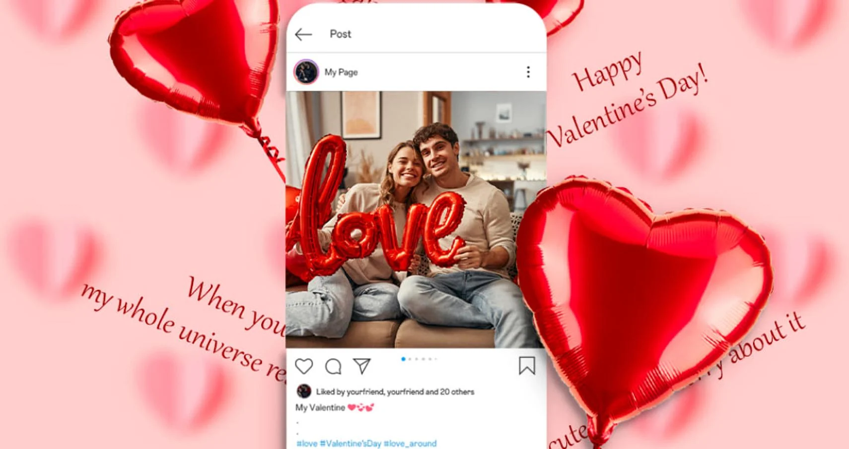 Cute Instagram Captions for Valentine’s Day